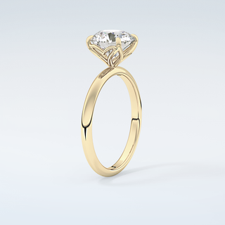 1.5 CT Round Cut Solitaire Moissanite Engagement Ring 6