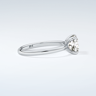 2.0 CT Cushion Cut Solitaire Moissanite Engagement Ring 16