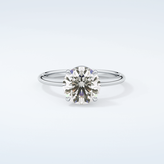 2.0 CT Round Cut Solitaire Moissanite Engagement Ring 13