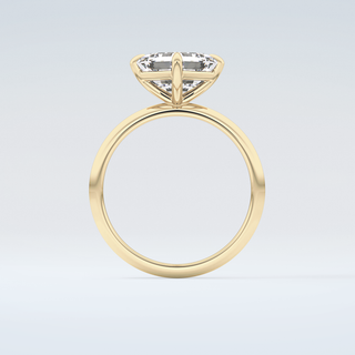 2.0 CT Asscher Cut Solitaire Moissanite Engagement Ring 2