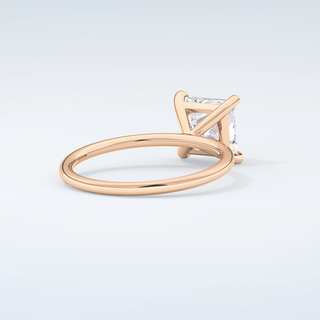 2.0 CT Princess Cut Solitaire Moissanite Engagement Ring 9