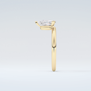 1.5 CT Trillion Cut Solitaire Moissanite Engagement Ring 5