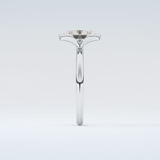 2.0 CT Oval Cut Solitaire Style Moissanite Engagement Ring 17