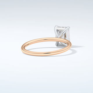 2.0 CT Radiant Cut Solitaire Moissanite Engagement Ring 9