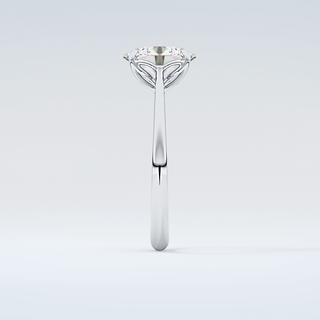 1.5 CT Oval Cut Solitaire Style Moissanite Engagement Ring 17