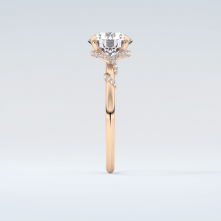 2.0 CT  Round Cut Hidden Multiple Stone Moissanite Engagement Ring 11