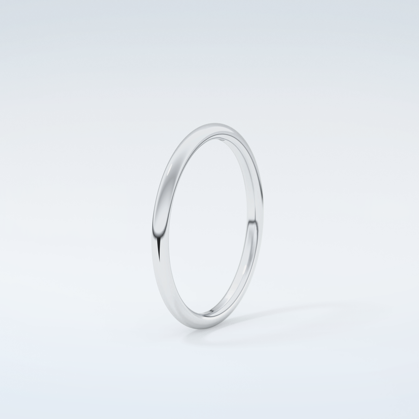 Sleek Simplicity Classic Shank Wedding Band