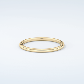 Sleek Simplicity Classic Shank Wedding Band 1