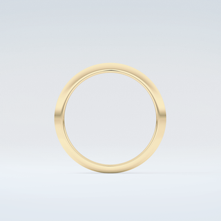 Knife Edge Shank Wedding Band 2
