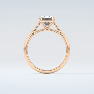 2.0 CT Emerald Cut Solitaire Moissanite Engagement Ring 8