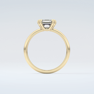 2.0 CT Asscher Cut Solitaire Moissanite Engagement Ring 2