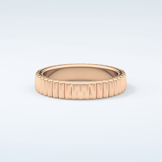 Textured Shank Wedding Band 7