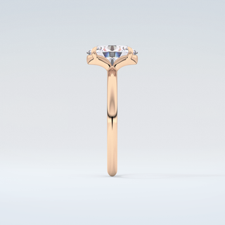 2.0 CT Oval Cut Solitaire Moissanite Engagement Ring 11