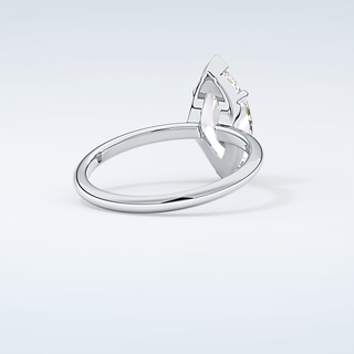 2.0 CT Marquise Cut Solitaire Moissanite Engagement Ring 15