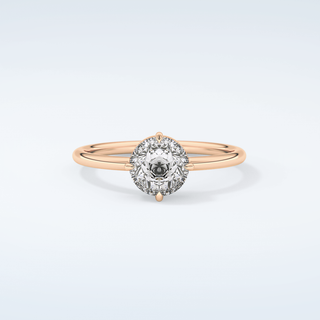 1.0 CT Round Cut Solitaire Moissanite Engagement Ring 7