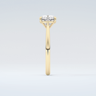 2.0 CT Cushion Cut Solitaire Moissanite Engagement Ring 5