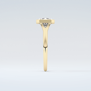 2.0 CT Emerald Cut Solitaire Moissanite Engagement Ring 5