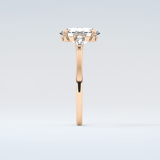 2.0 CT Oval Cut Three Stone Moissanite Engagement Ring 11