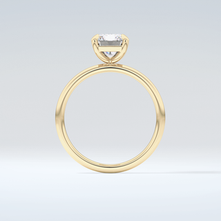 2.0 CT Radiant Cut Solitaire Moissanite Engagement Ring 2