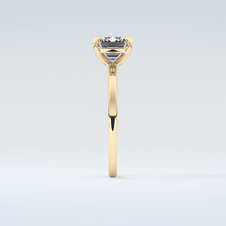 2.0 CT Emerald Cut Solitaire Moissanite Engagement Ring 5