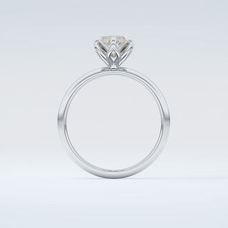 1.5  CT Marquise Cut Solitaire Moissanite Engagement Ring 14