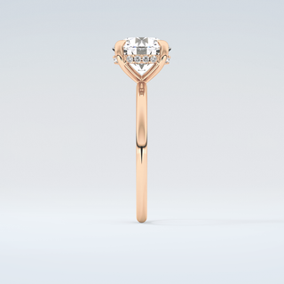 2.0 CT Round Cut Hidden Halo Moissanite Engagement Ring 11