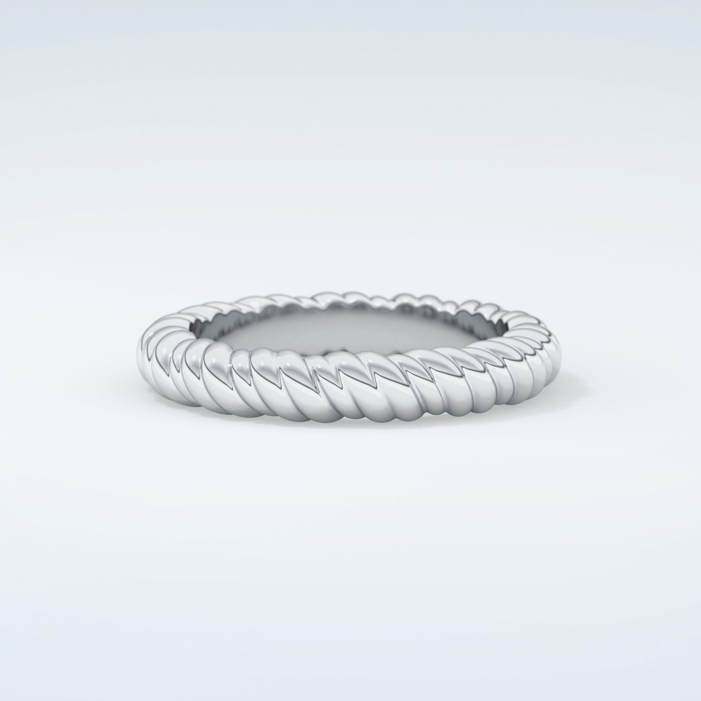 Gold Rope - Twisted Shank Wedding Band