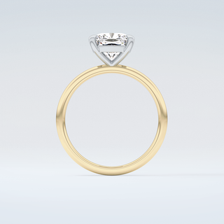 2.0 CT Cushion Cut Solitaire Moissanite Engagement Ring 2