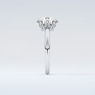 2.0 CT Round Cut Solitaire Moissanite Engagement Ring 17