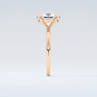 2.0 CT Oval Cut Solitaire Moissanite Engagement Ring 11