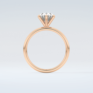 2.0 CT Oval Cut Solitaire Moissanite Engagement Ring 8