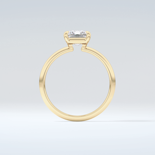 2.0 CT  Radiant Cut Solitaire Moissanite Engagement Ring 2