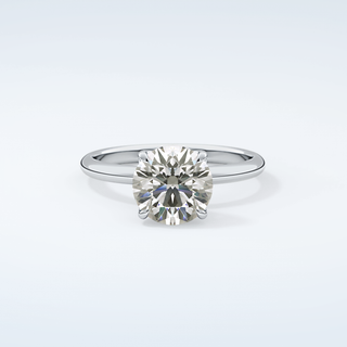 1.5 CT Round Cut Solitaire Moissanite Engagement Ring 13