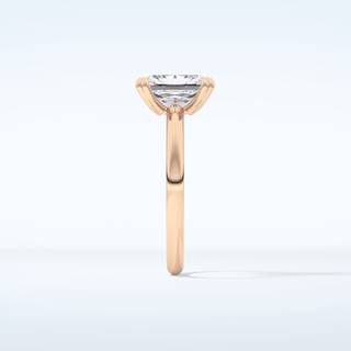 2.0 CT Radiant Cut Solitaire Style Moissanite Engagement Ring 11