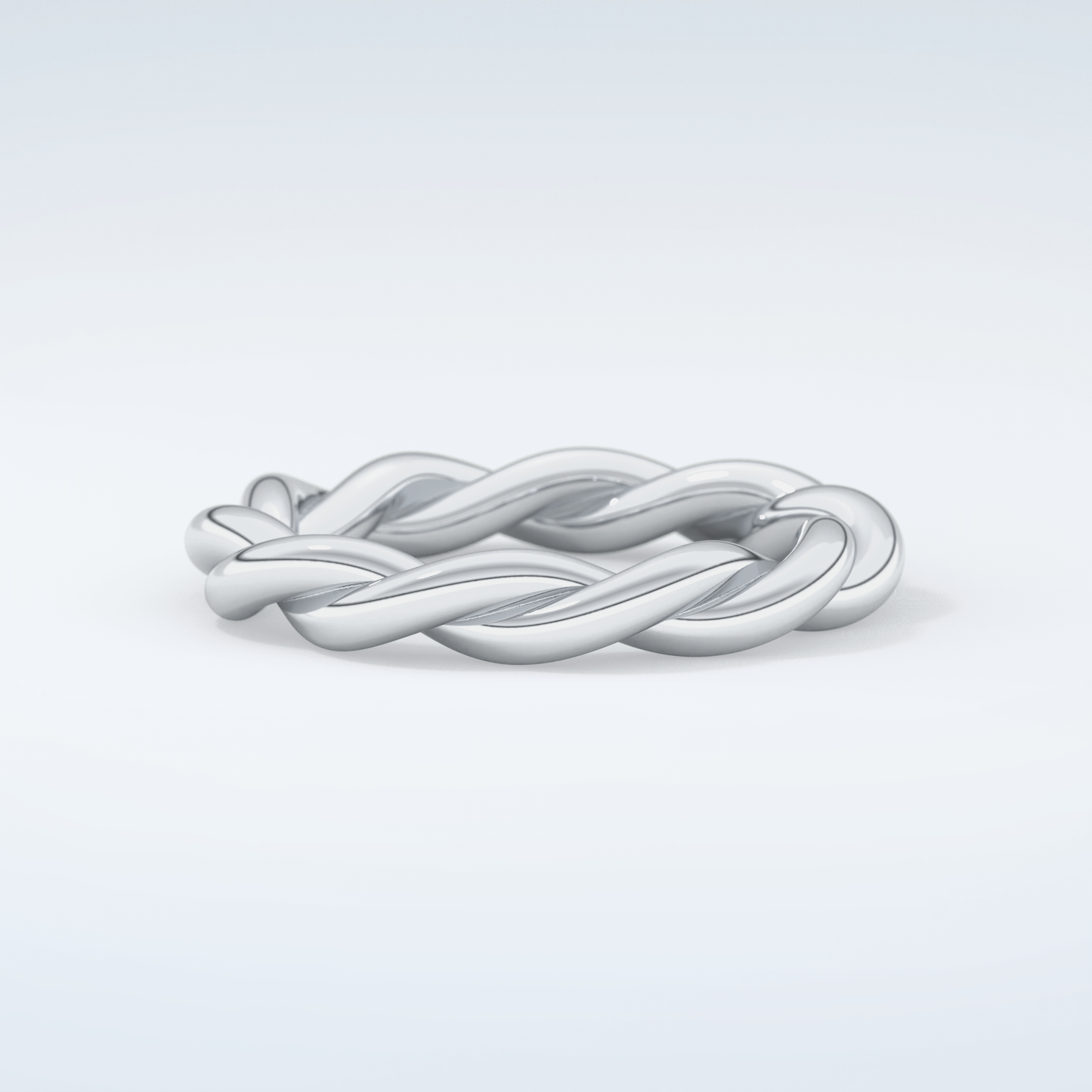 Twisted Rope Shank Wedding Band