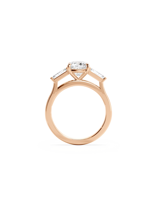 2 CT Round Three Stones Lab Grown Diamond Engagement Ring