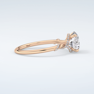 2.0 CT  Round Cut Hidden Multiple Stone Moissanite Engagement Ring 10