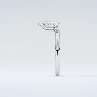 1.5 CT Trillion Cut Solitaire Moissanite Engagement Ring 17