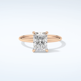 2.0 CT  Radiant Cut Solitaire Moissanite Engagement Ring 7
