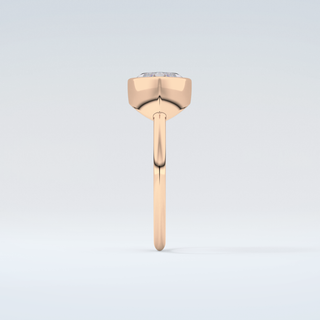 1.0 CT East West Marquise Cut Solitaire Style Moissanite Engagement Ring 11