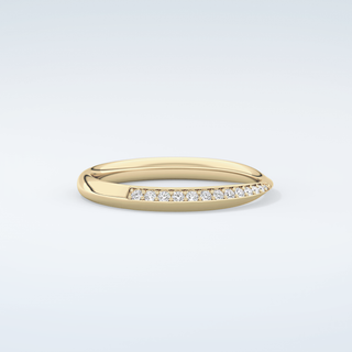 0.16 TCW Round Shaped Moissanite Wedding Band 4