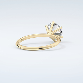 2.0 CT Round Cut Solitaire Moissanite Engagement Ring 3