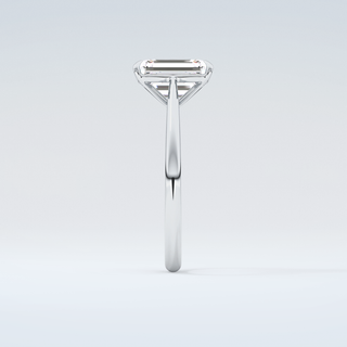 2.0 CT Emerald Cut Solitaire Moissanite Engagement Ring 17