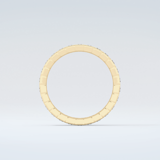 0.8 TCW Baguette Shaped Moissanite Wedding Band 2