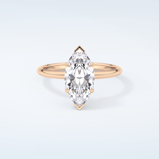 2.0 CT Marquise Cut Solitaire Moissanite Engagement Ring 7