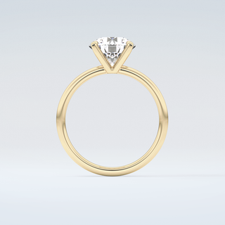 2.0 CT Round Cut Solitaire Moissanite Engagement Ring 2