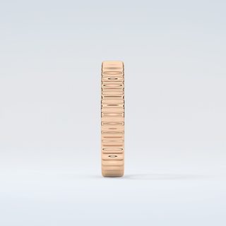 Textured Shank Wedding Band 11