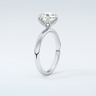 1.5 CT Round Cut Solitaire Moissanite Engagement Ring 18
