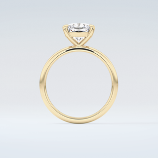 2.0 CT Cushion Cut Solitaire Moissanite Engagement Ring 2