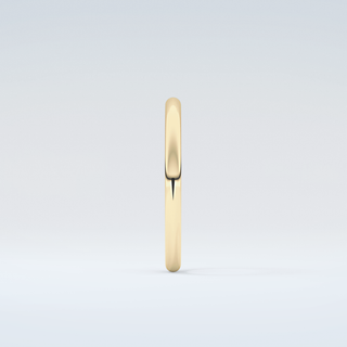 Yellow Gold Polished Classic Shank Wedding Band 5